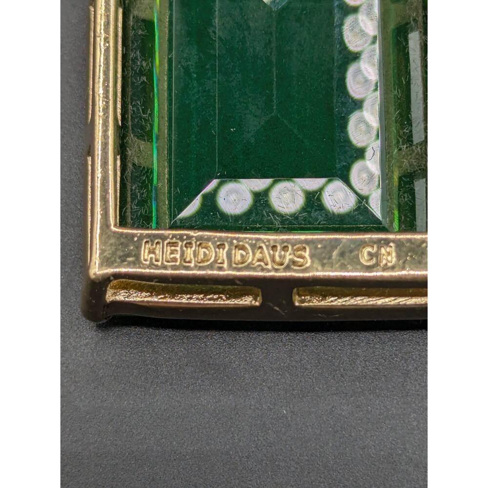 HEIDI DAUS Hot Rocks SET Green Erinite Necklace & Bracelet - Picture 10 of 16